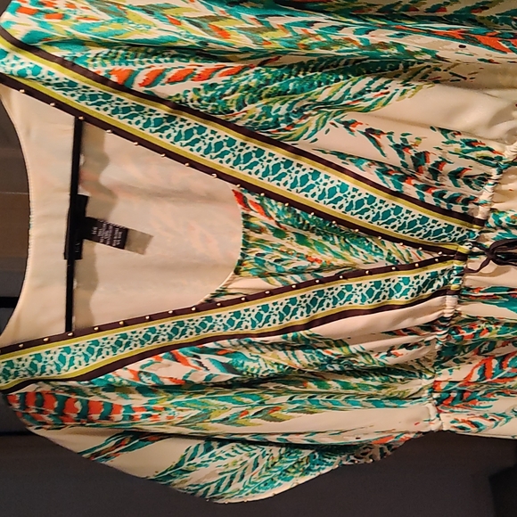 BRAND NEW MACYS INC INDIAN SUMMER DRESS - Picture 2 of 4